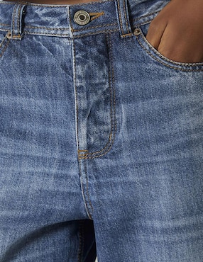 Jeans amplio Studio F corte cintura alta para mujer