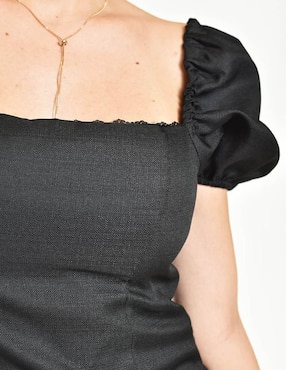 Blusa Roman Fashion manga corta para mujer