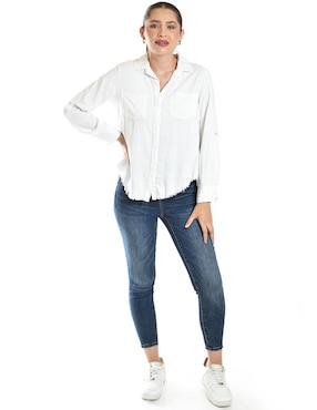 Blusa Roman Fashion manga larga para mujer