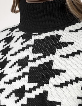 Suéter tudio cuello tortuga para mujer