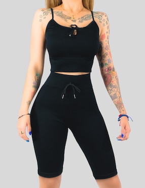 Conjunto entrenamiento Malabis Horts para mujer 2 piezas