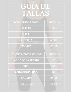 Conjunto entrenamiento Malabis Horts para mujer 2 piezas