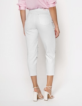 Jeans capri slim Studio F para mujer