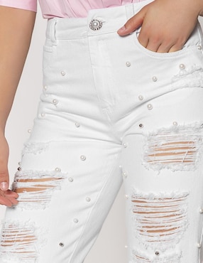 Jeans capri slim Studio F para mujer