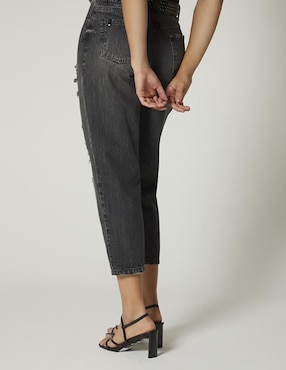 Jeans capri relajado Studio F para mujer