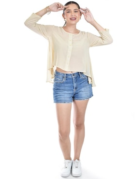 Blusa Roman Fashion manga 3/4 para mujer
