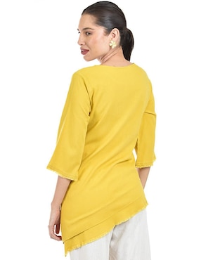 Blusa Roman Fashion manga 3/4 para mujer