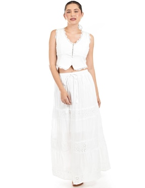 Falda larga Roman Fashion a la cintura