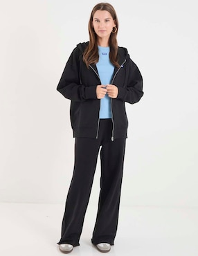 Sudadera con capucha y bolsa Hugo Blue para mujer