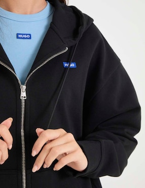 Sudadera con capucha y bolsa Hugo Blue para mujer