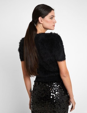 Blusa Amandine manga corta para mujer