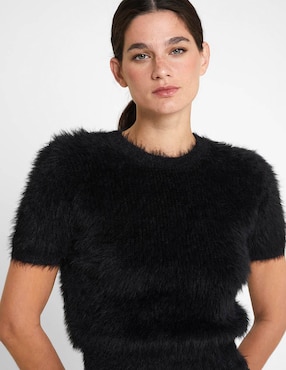 Blusa Amandine manga corta para mujer