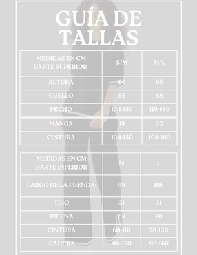 Conjunto Malabis para mujer