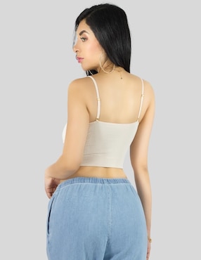 Set top Malabis escote cuadrdo tirante ajustable
