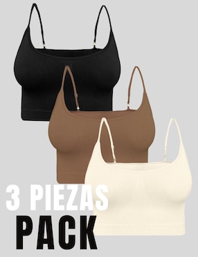 Set top Malabis escote cuadrdo tirante ajustable