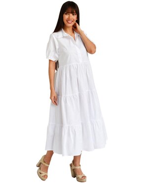 Vestido midi casual Roman Fashion para mujer