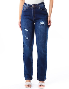 Jeans straight Roman Fashion para mujer