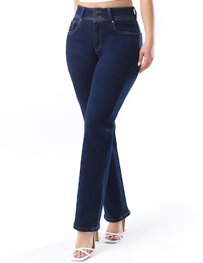 Jeans straight Roman Fashion J-Kyr-3561-Dark para mujer