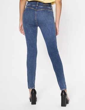Jeans skinny Studio F corte cintura alta para mujer