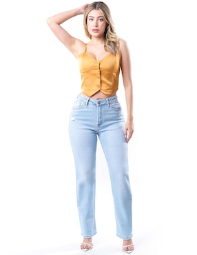 Jeans straight Roman Fashion para mujer