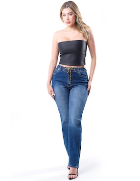 Jeans straight Roman Fashion para mujer