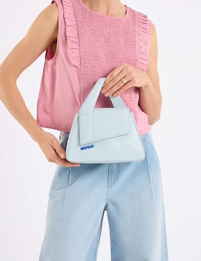 Bolsa shoulder Hugo Blue para mujer