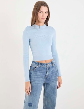 Suéter Hugo Blue cuello redondo para mujer