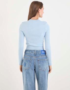 Suéter Hugo Blue cuello redondo para mujer