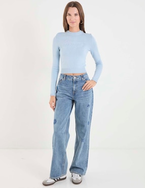 Suéter Hugo Blue cuello redondo para mujer