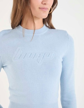 Suéter Hugo Blue cuello redondo para mujer