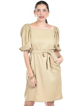 Vestido a la rodilla casual Roman Fashion para mujer