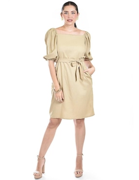 Vestido a la rodilla casual Roman Fashion para mujer