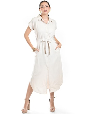 Vestido midi casual Roman Fashion para mujer