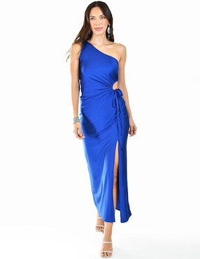 Vestido midi de fiesta Roman Fashion escote medio
