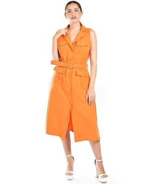 Vestido midi casual Roman Fashion para mujer