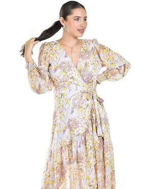 Vestido midi formal Roman Fashion para mujer