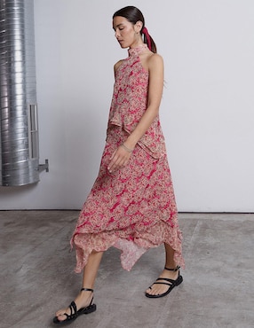 Falda larga Renatta&Go a la cintura