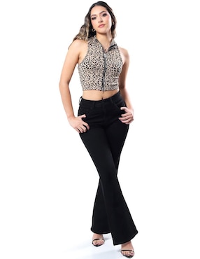 Jeans flare Roman Fashion para mujer