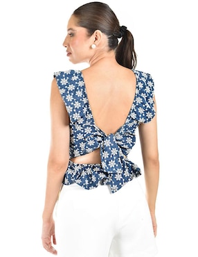 Blusa de tirantes Roman Fashion para mujer