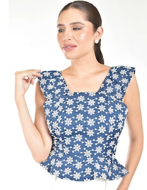 Blusa de tirantes Roman Fashion para mujer