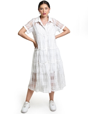 Vestido midi casual Roman Fashion para mujer