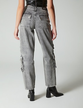 Jeans cargo baggy Studio F para mujer