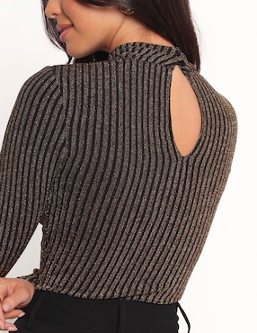 Body Petal + Pup cuello alto para mujer