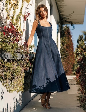 Vestido crop casual Petal + Pup para mujer