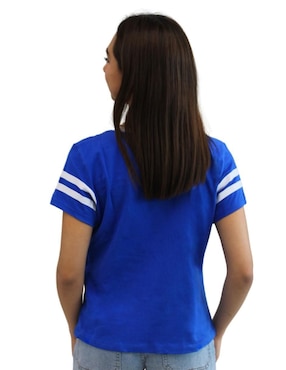 Playera manga corta Tec de Monterrey Snoopy cuello redondo para mujer