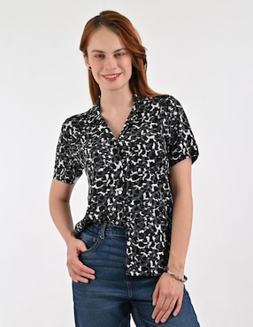 Blusa Supply manga corta para mujer