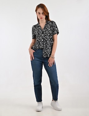 Blusa Supply manga corta para mujer