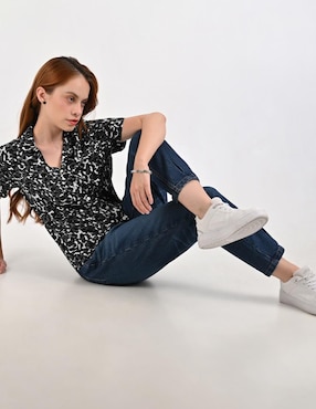 Blusa Supply manga corta para mujer