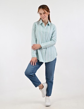 Blusa Supply manga larga para mujer