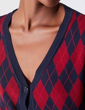 Suéter Studio F cuello V para mujer